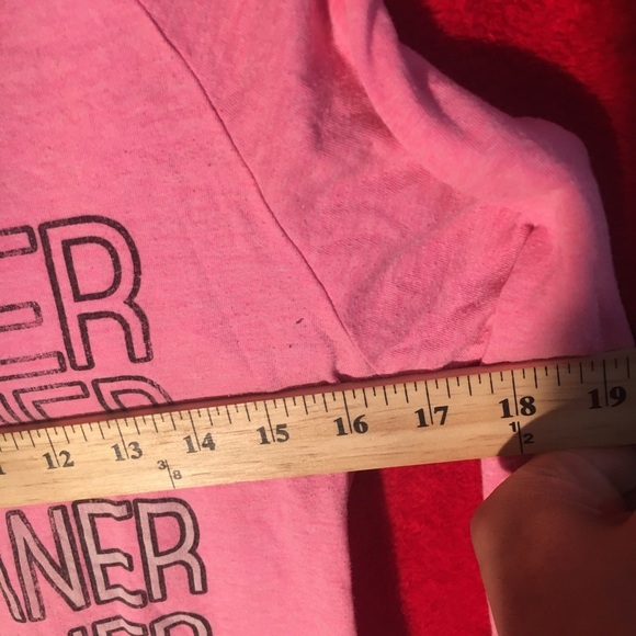 Women’s Pink Longsleeve Motivational Chin Up T Shirt - XS - Picture 5 of 5